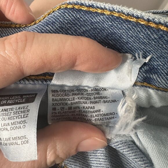 Levi’s 505 Men’s Regular Fit Straight Leg Jeans 34x32 Blue Medium Wash Denim - Picture 4 of 6